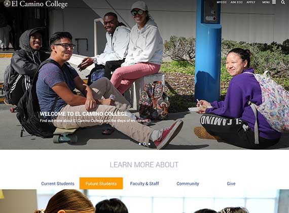 El Camino College Website Redesign